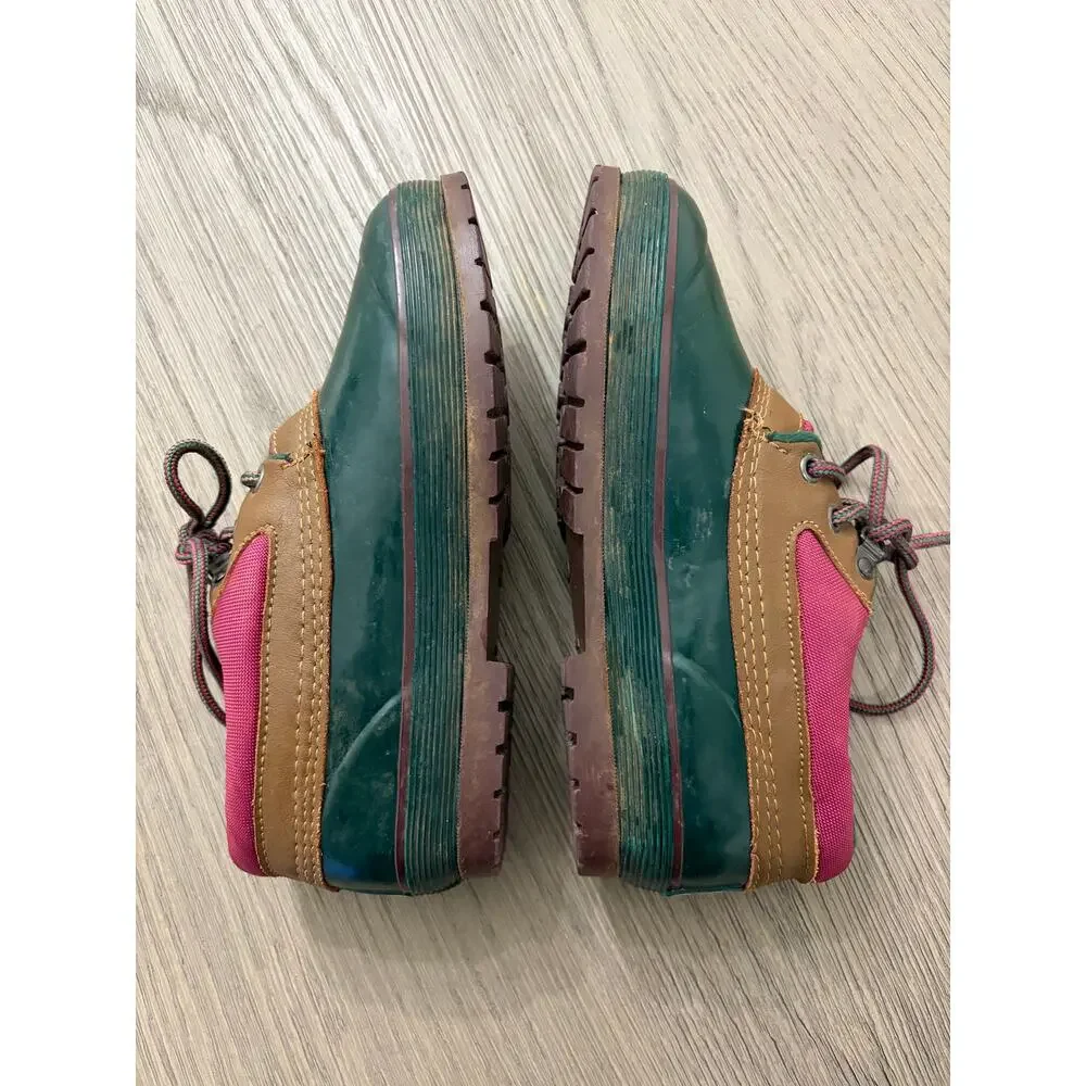 Chill Mark Duck Shoes Green Brown Lace Up Women’s Size 7